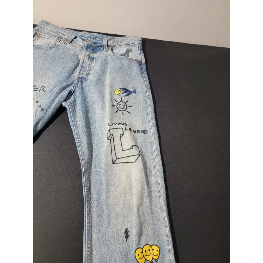Levi's Premium 501 '93‎ Straight Jeans Young Legend Men's 31X32